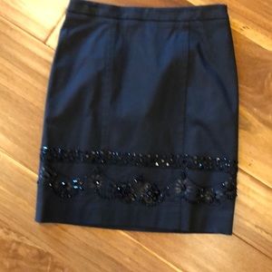 Blue marine black skirt
